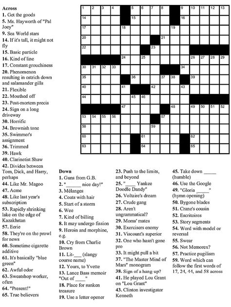 wsj crossword answers|Wall Street Journal Crossword Answers .